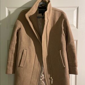 J. Crew Camel Cocoon Coat womens size 0